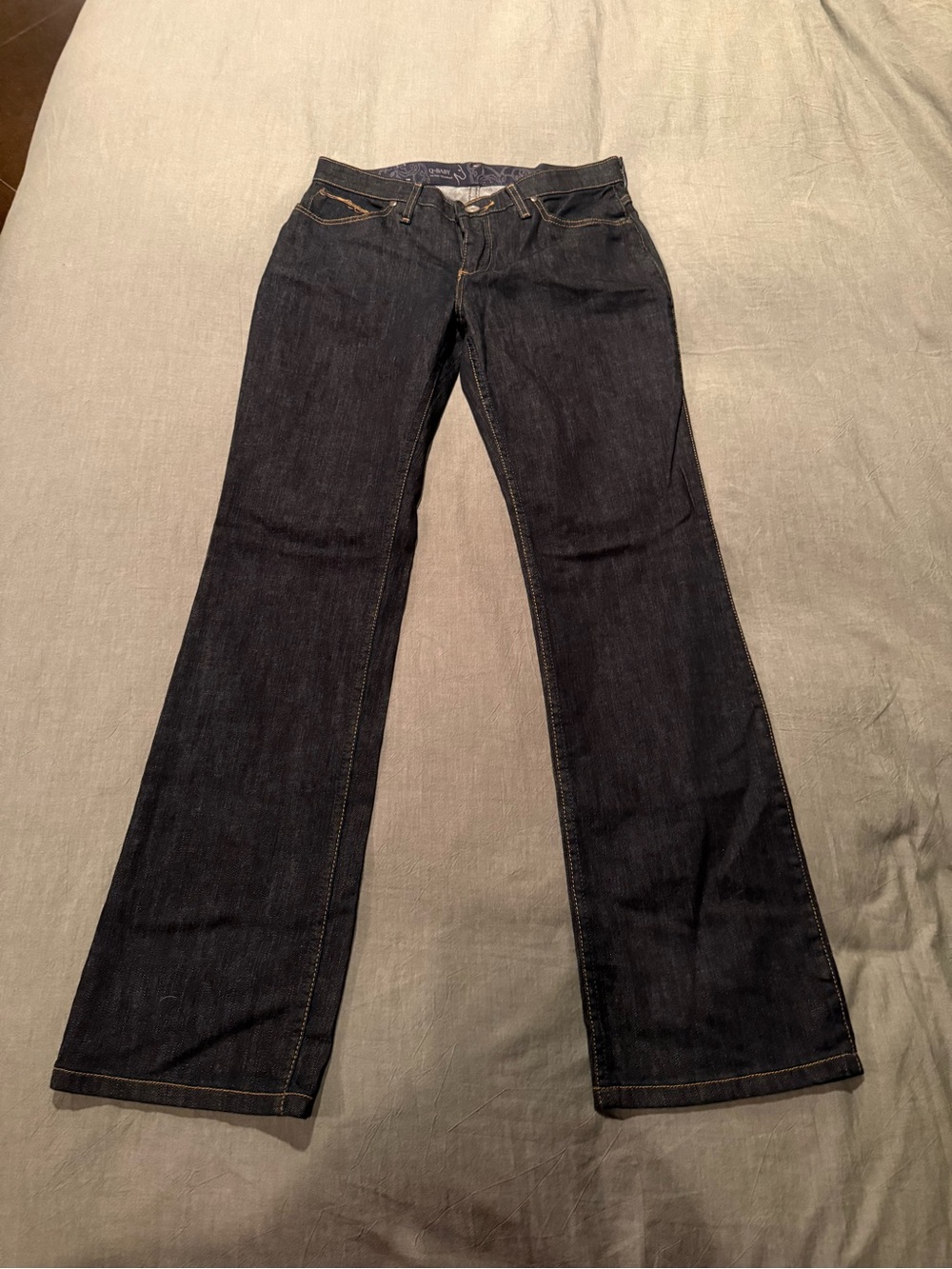 Women's Straight Leg Dark Indigo Jeans